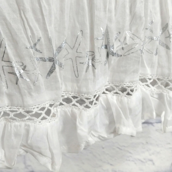 NWT West Indies Vacation Tunic Dress Crinkled Fabric Sz L - Picture 3 of 7